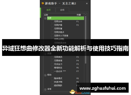 异域狂想曲修改器全新功能解析与使用技巧指南