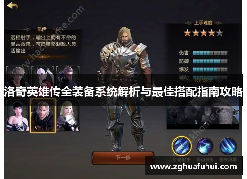洛奇英雄传全装备系统解析与最佳搭配指南攻略